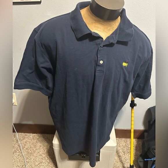 The Masters Collection Men’s XXL Dark Navy Short Sleeve Polo - Picture 1 of 7